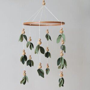 Green Leaf Crib Mobile